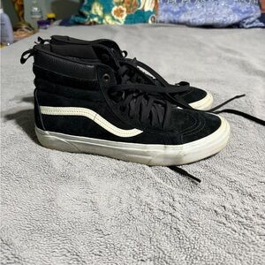 Vans Scotch-guard All Weather Black and White High-Top Sneakers